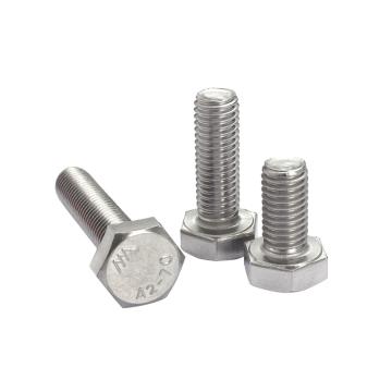 奧峰 DIN933全牙外六角螺栓，M6-1.0X35，不銹鋼304，強(qiáng)度A2-70